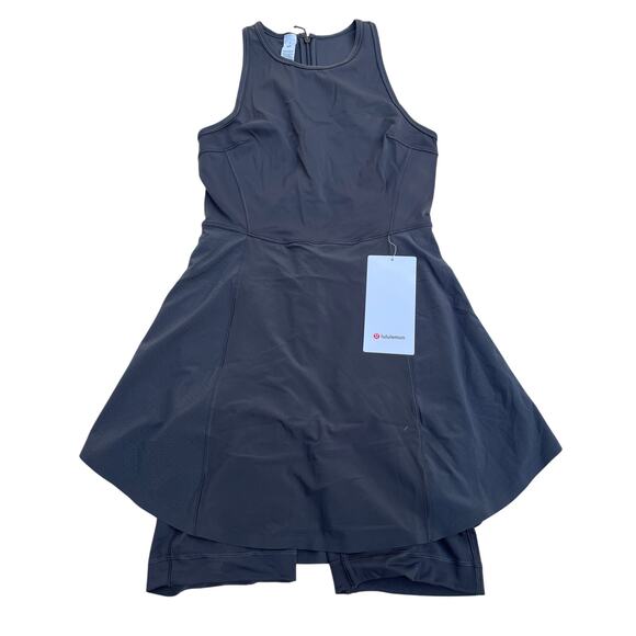 M1-139 LULULEMON Romper Skirt Raceback Grey Size 4